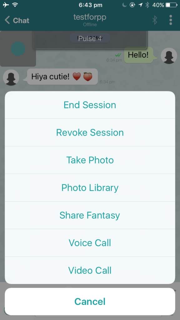 Vibease App Chat Settings