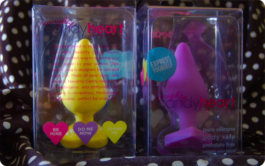 Blush Novelties Naughty Candy Heart Plugs Packaging
