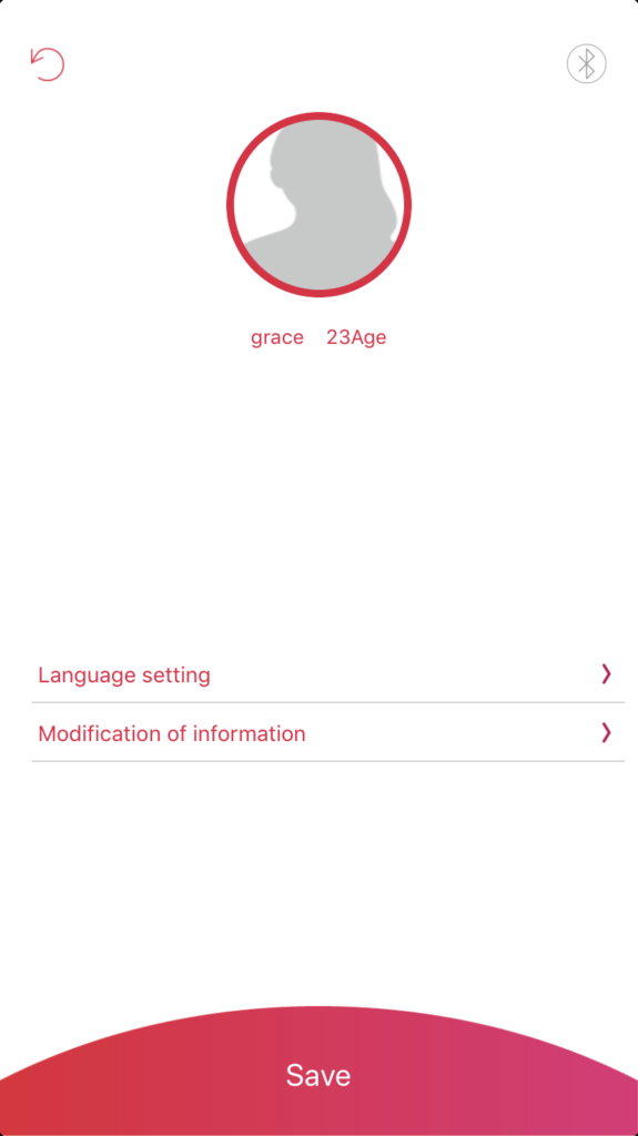 ZALO Queen Set Phone App Screenshot - My Settings Page