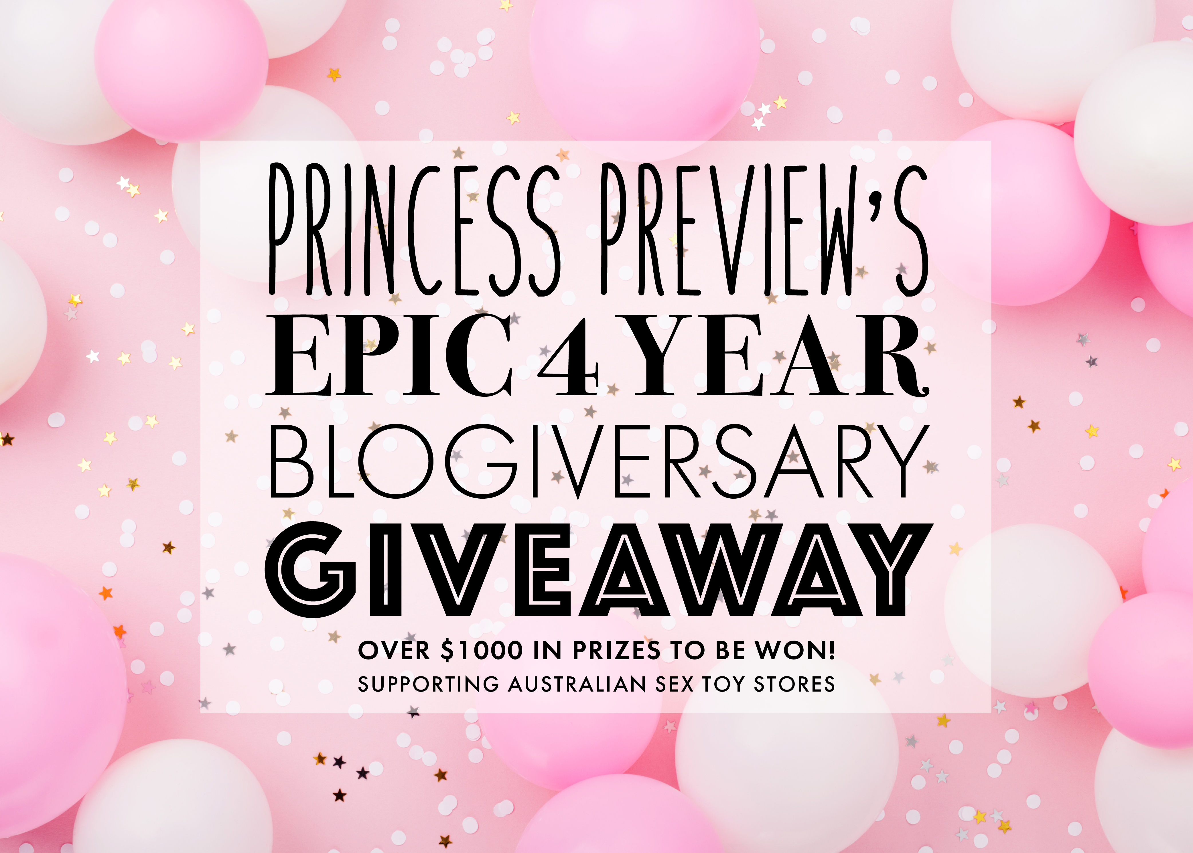 Fourth Blogiversary Giveaway