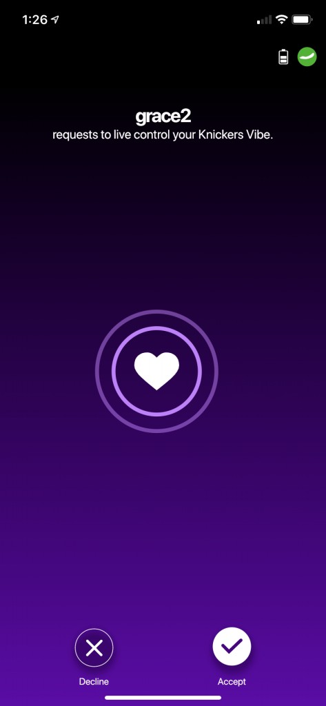 Lovehoney Desire App Request Partner Connection