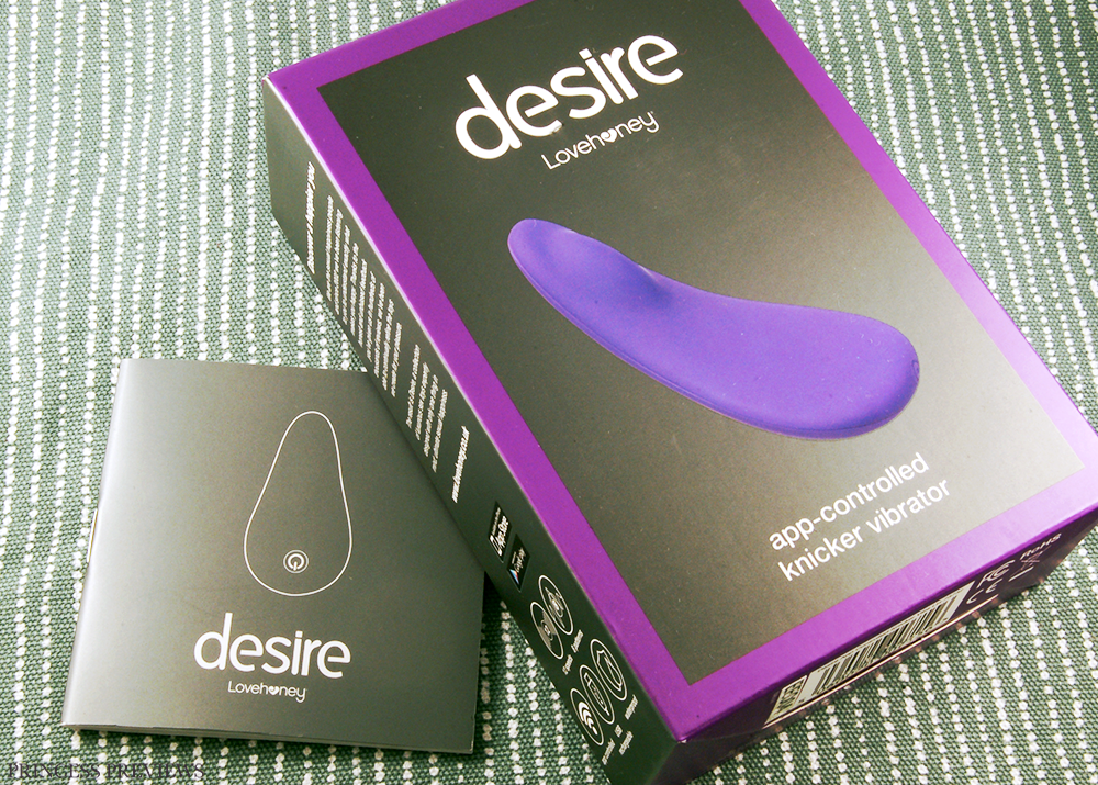 Lovehoney Desire App-Controlled Knicker Vibrator Packaging and Instructions 