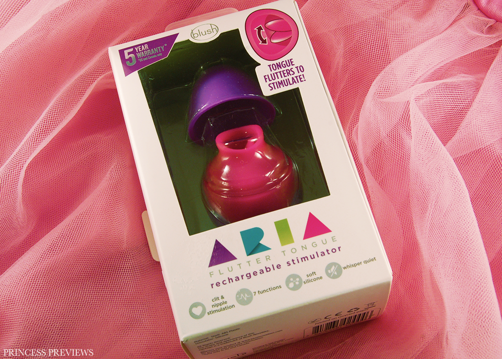 Blush Novelties Aria Flutter Tongue Packaging