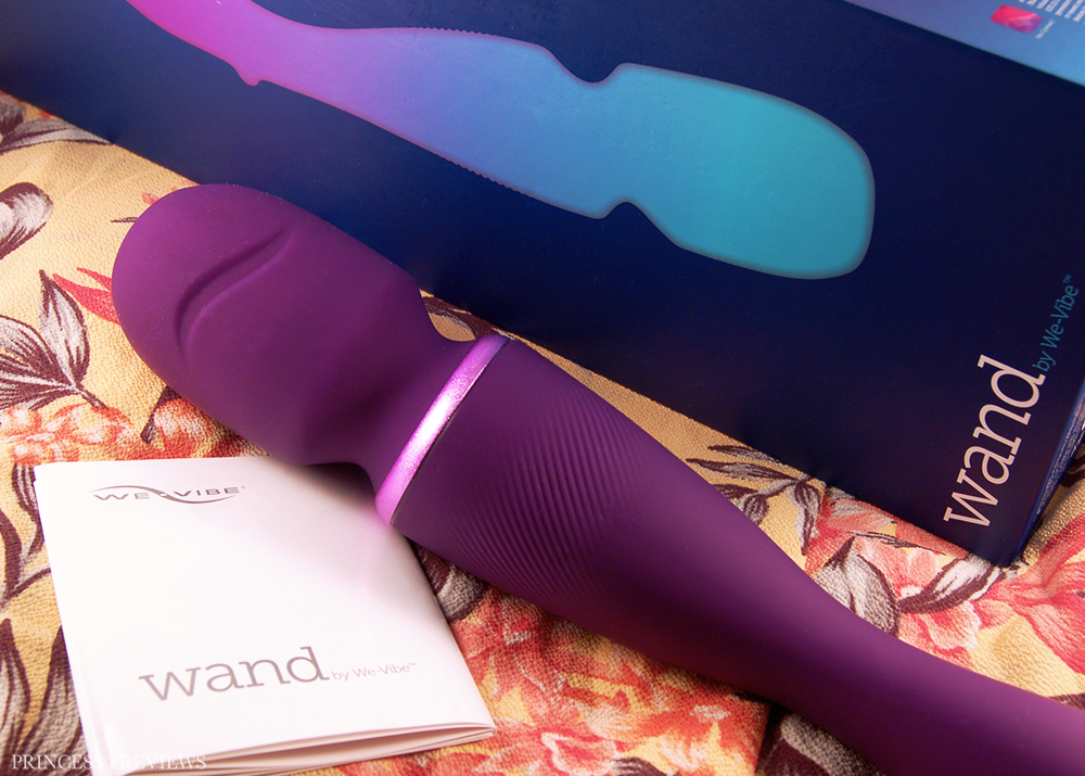 We-Vibe Wand with its instructions and packaging