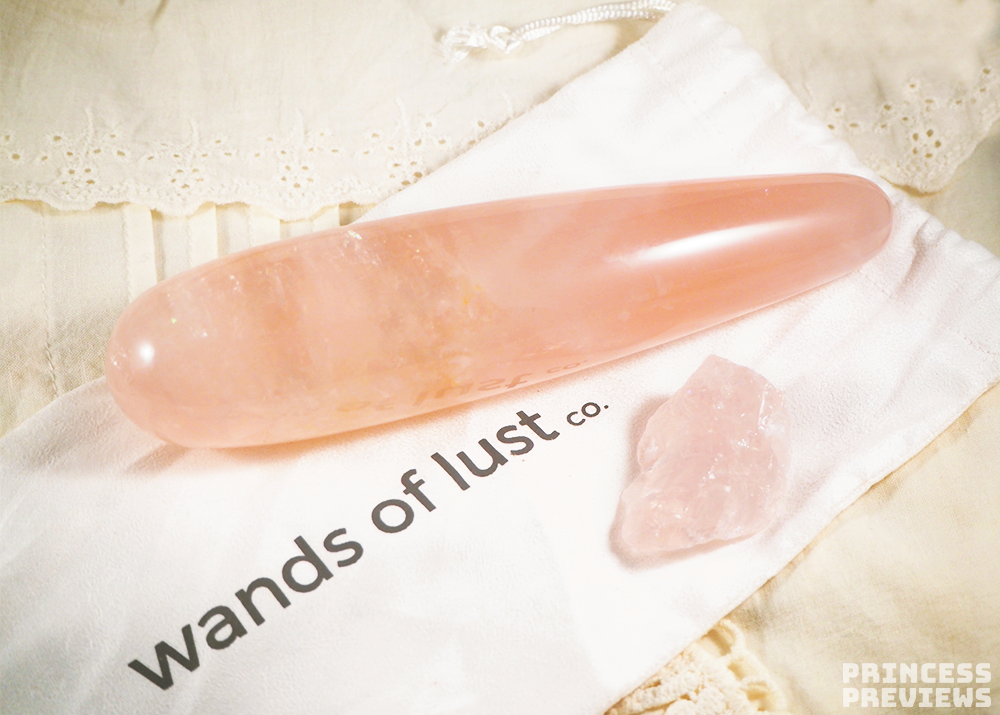 Wands of Lust Co Aphrodite with storage pouch and crystal
