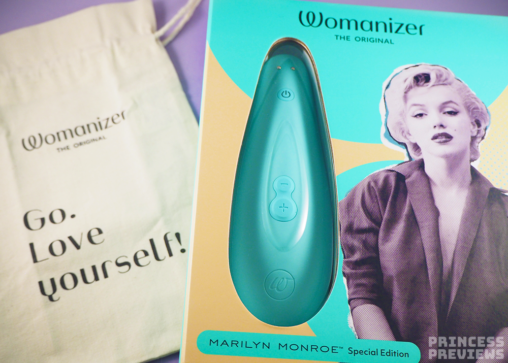 Womanizer Marilyn Monroe Special Edition Packaging and Storage Bag