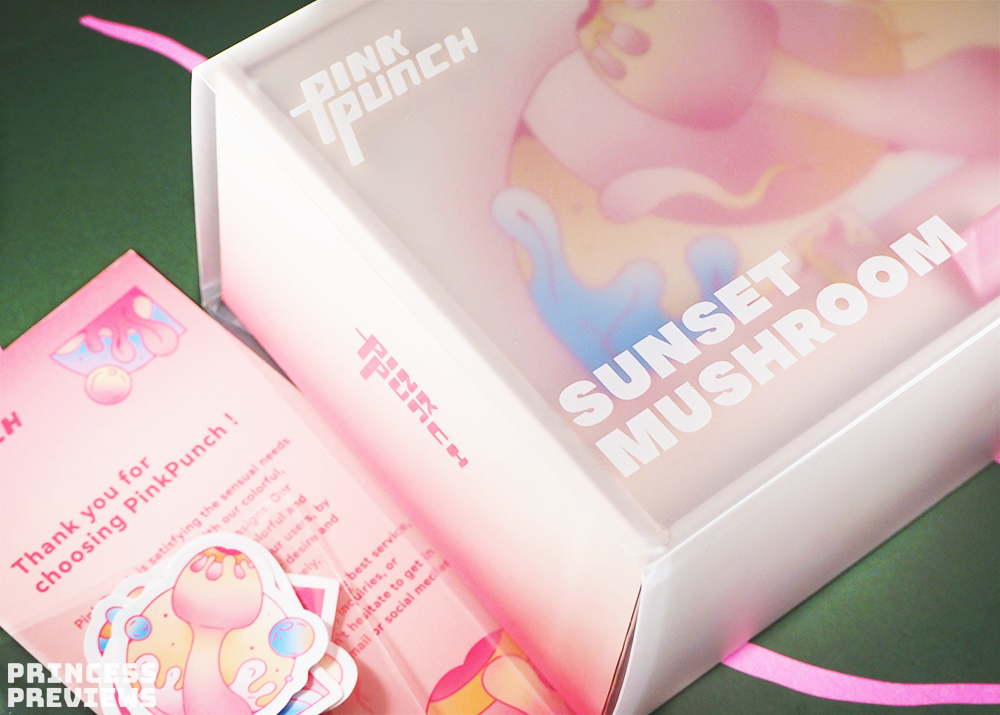 Pink Punch Sunset Mushroom packaging